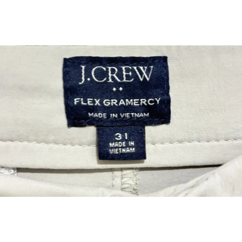 J.Crew Gramercy Flex Shorts Mens 31 Khaki Stretch Performance Chino